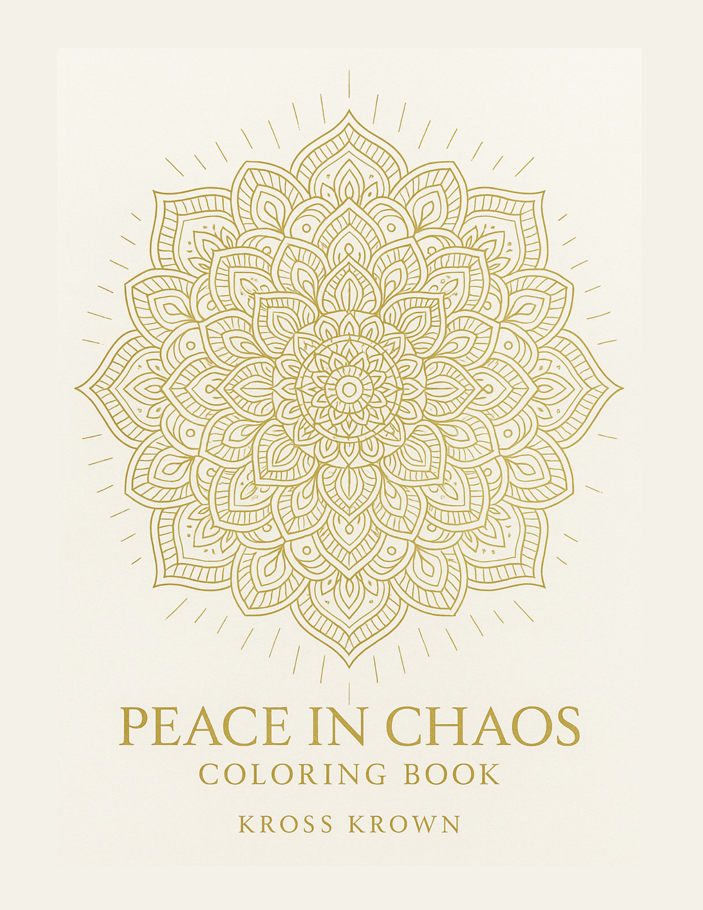 Peace in Chaos – Christian Mandala Coloring Book (Printable PDF Download)