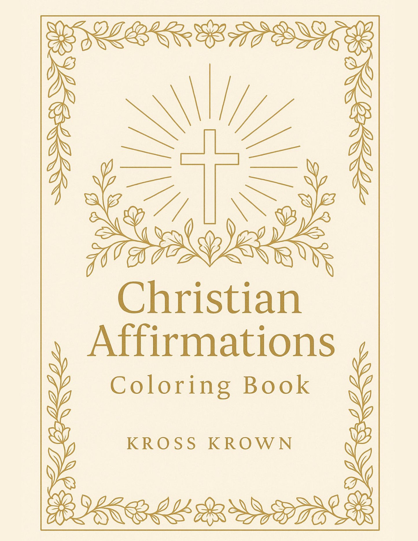 Christian Affirmations – Faith Coloring Book (Printable PDF Download)