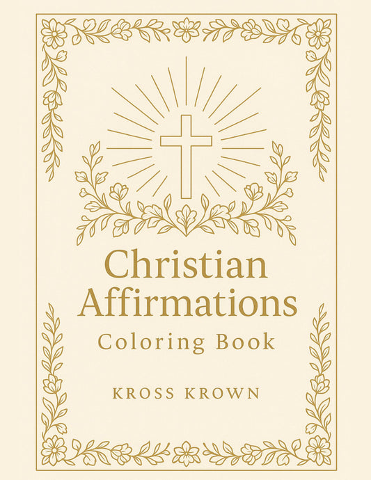 Christian Affirmations – Faith Coloring Book (Printable PDF Download)