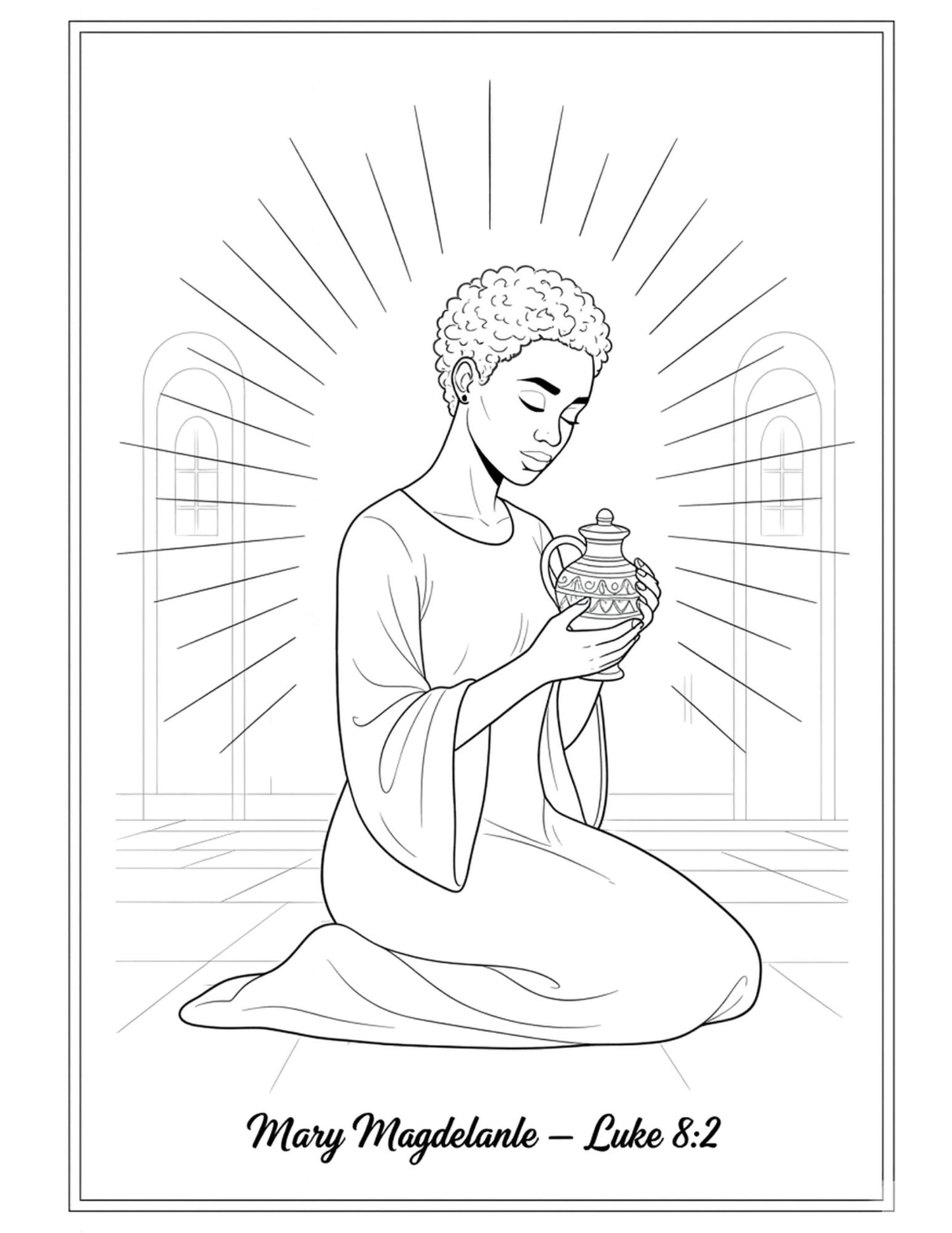 Women of the Bible – Christian Coloring Book (Printable PDF Download)