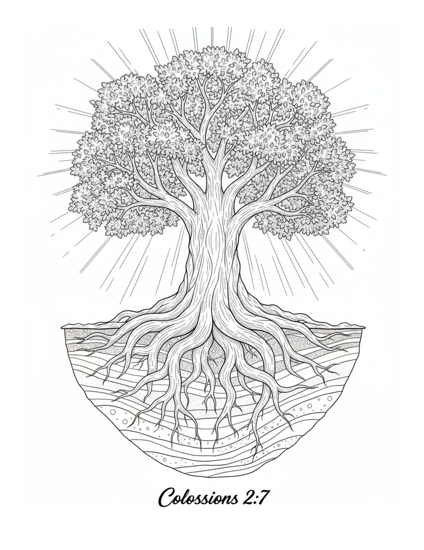 Spiritual Growth – Christian Coloring Book (Printable PDF Download)